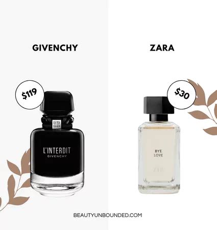 givenchy l'interdit zara dupe